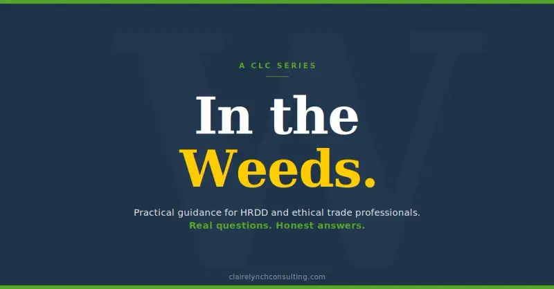 CLC In the Weeds series illustration